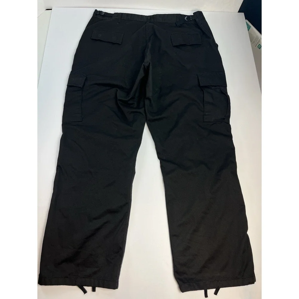Rothco 1227 BDU Pants Black XL Regular 40x32 Cargo Military Fatigues